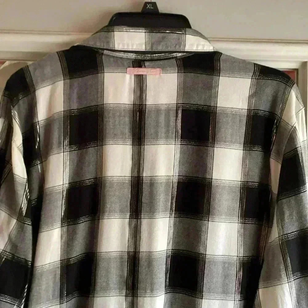 Victoria's Secret XL Buffalo Plaid Short romper Jumpsuit One Piece - Picture 10 of 14